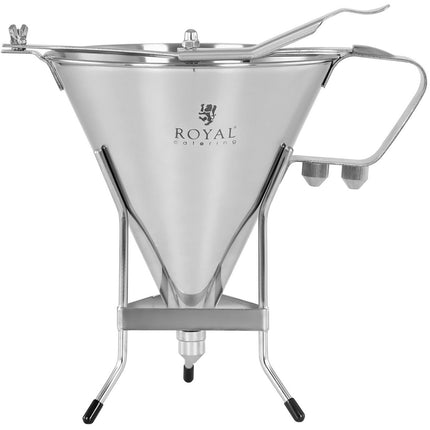 Royal Catering Dispenser gun for cream sauces on stainless steel stand + 3 nozzles 1.8 l – image 6
