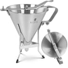 Royal Catering Dispenser gun for cream sauces on stainless steel stand + 3 nozzles 1.8 l