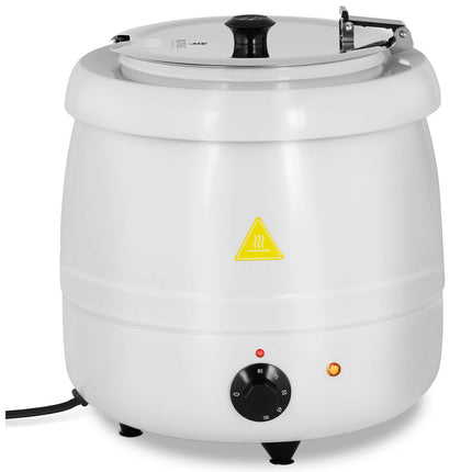 Royal Catering Electric soup boiler in stainless steel cool-touch 400 W 10 l 35-80C white – image 2