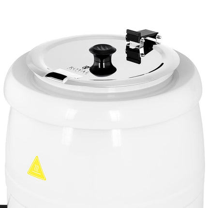 Royal Catering Electric soup boiler in stainless steel cool-touch 400 W 10 l 35-80C white – image 5