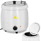 Royal Catering Electric soup boiler in stainless steel cool-touch 400 W 10 l 35-80C white