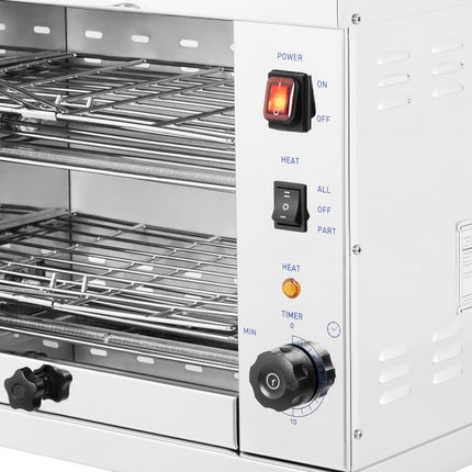 Royal Catering Toaster salamander for casseroles 3200 W – image 3