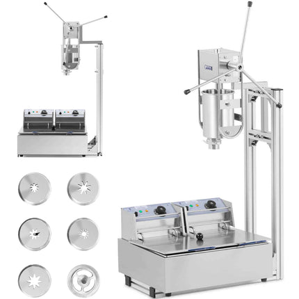 Royal Catering Machine for dispensing and frying churros 3 l 2x 2500 W