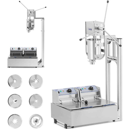 Royal Catering Machine for dispensing and frying churros 3 l 2x 2500 W