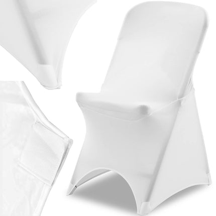 Royal Catering Universal elastic cover for white chair