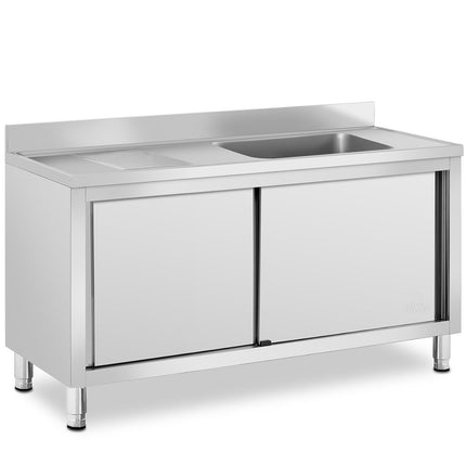 Royal Catering Sink dining pool with sliding door cabinet right 140 x 60 x 94.5 cm – image 2