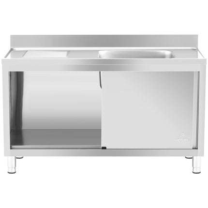Royal Catering Sink dining pool with sliding door cabinet right 140 x 60 x 94.5 cm – image 7