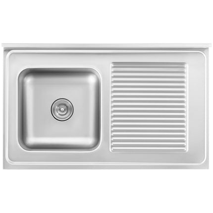 Royal Catering Single chamber dining pool sink with sliding door cabinet left 100 x 60 x 95 cm – image 5