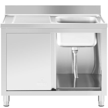 Royal Catering Sink dining pool with sliding door cabinet right 140 x 60 x 94.5 cm – image 16