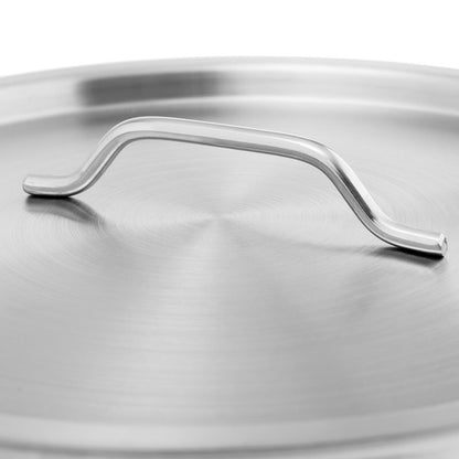 Royal Catering Large steel pot with a thick bottom lid for a halogen gas induction cooker, 23 l – image 4