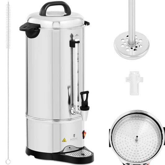 Royal Catering Tea maker with tap and tray 1200 W 9 l