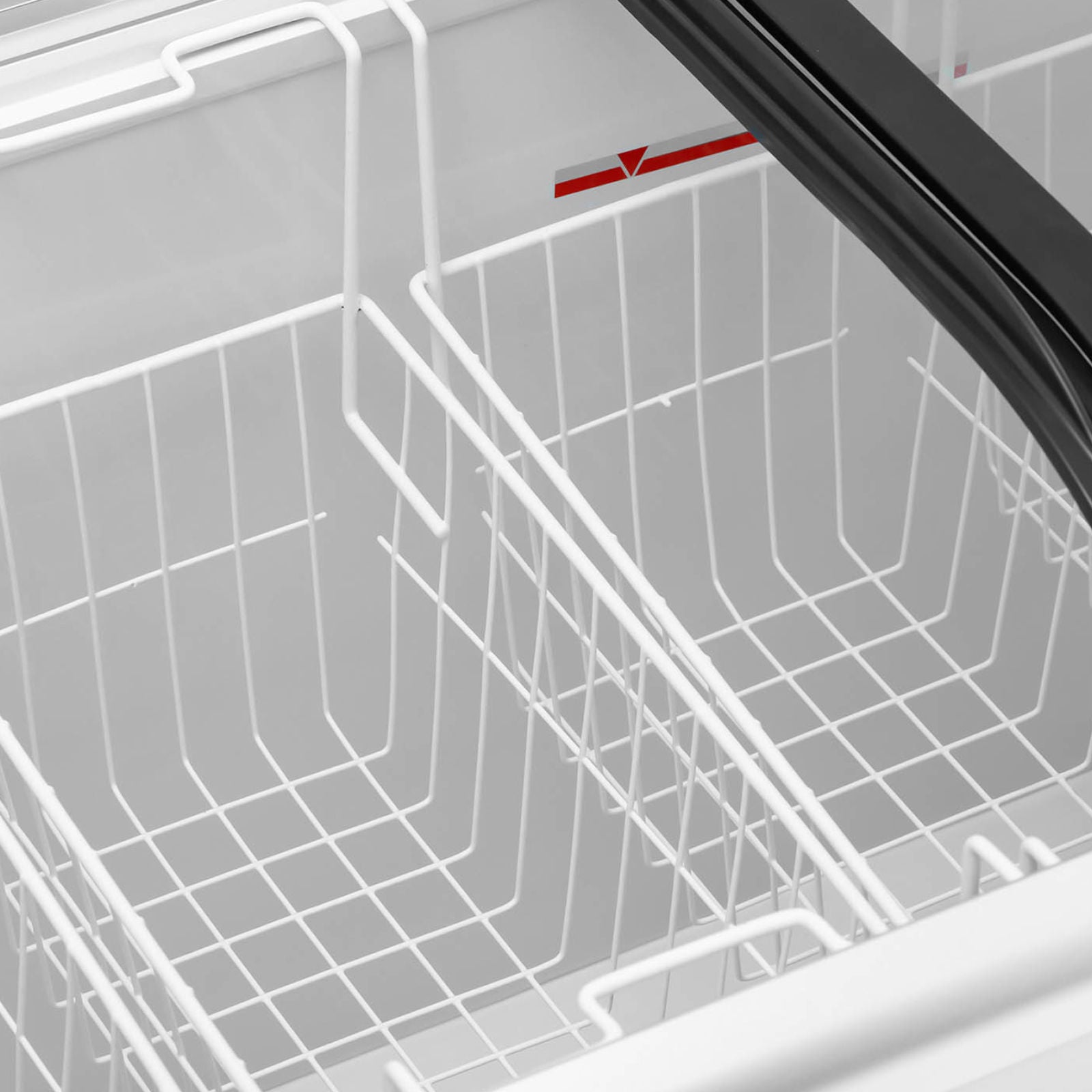 Royal Catering Glass chest freezer for frozen ice cream, 545 l, 252 W – image 3