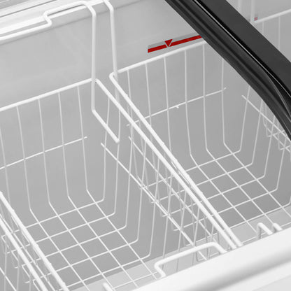Royal Catering Glass chest freezer for frozen ice cream, 545 l, 252 W – image 3