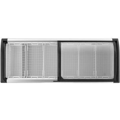 Royal Catering Glass chest freezer for frozen ice cream, 545 l, 252 W – image 8