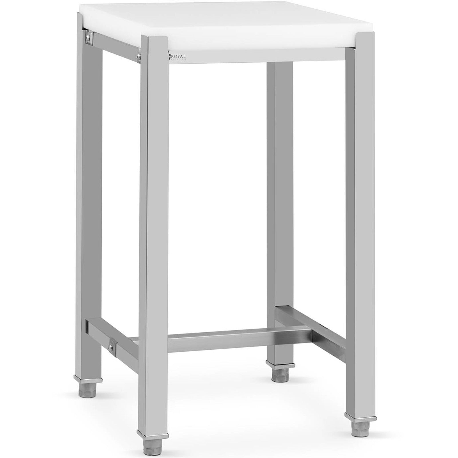 Royal Catering Butchering block made of polyethylene on a steel base, 40 x 40 x 80 cm – image 11