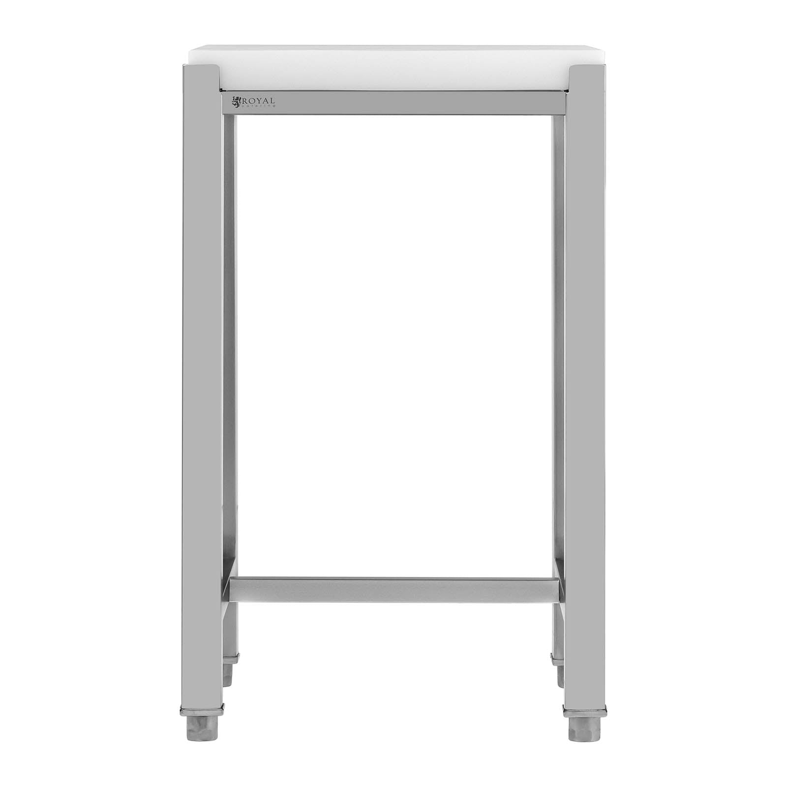 Royal Catering Butchering block made of polyethylene on a steel base, 40 x 40 x 80 cm – image 14