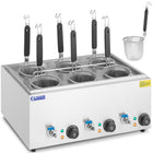 Royal Catering Pasta cooking water heater with taps 6 baskets 3 x 6,5 l 3000 W