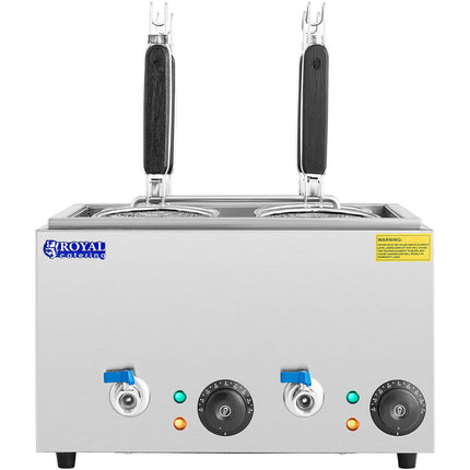 Royal Catering Pasta cooker with taps 4 baskets 2 x 6.5 l 3000 W – image 6