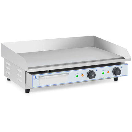 Royal Catering Grill electric grill plate, double smooth, 730 x 400 mm, 2 x 2200 W – image 2