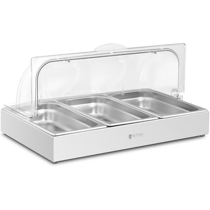 Royal Catering Breakfast buffet site with rolltop 3x GN 1/3 3x 2.6 l – image 2