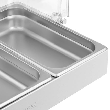 Royal Catering Breakfast buffet site with rolltop 3x GN 1/3 3x 2.6 l – image 4
