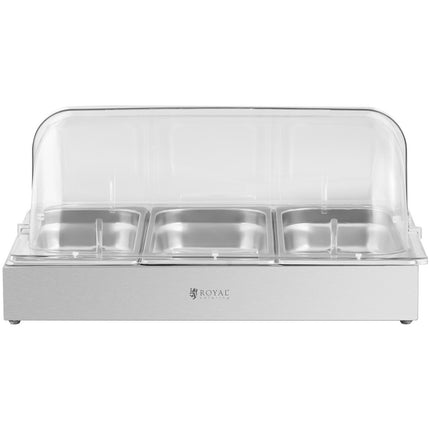 Royal Catering Breakfast buffet site with rolltop 3x GN 1/3 3x 2.6 l – image 5