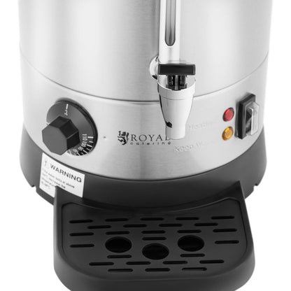 Royal Catering Water heater with double walls and drainer 6.1 L 1500 W silver – image 3