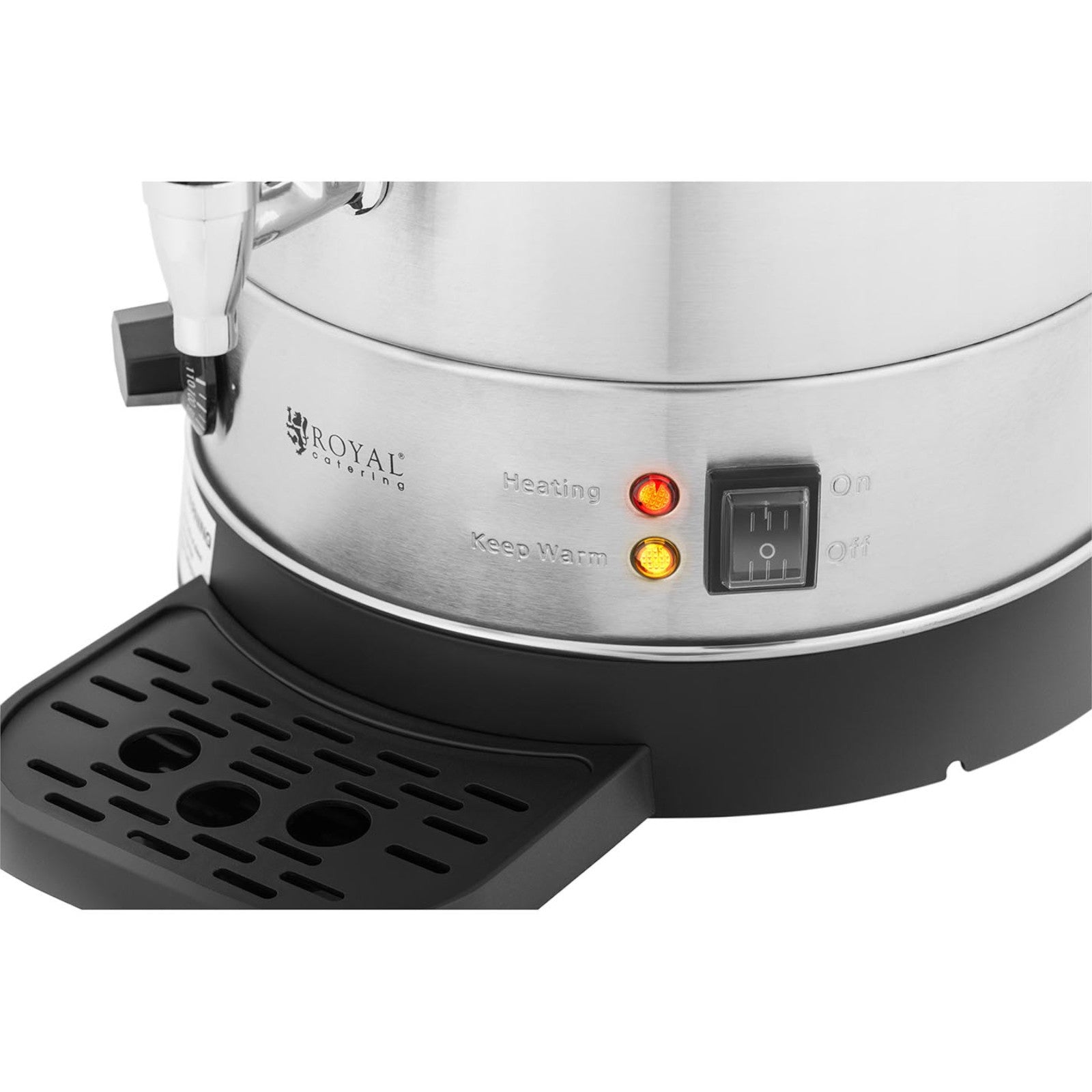 Royal Catering Water heater with double walls and drainer 6.1 L 1500 W silver – image 12