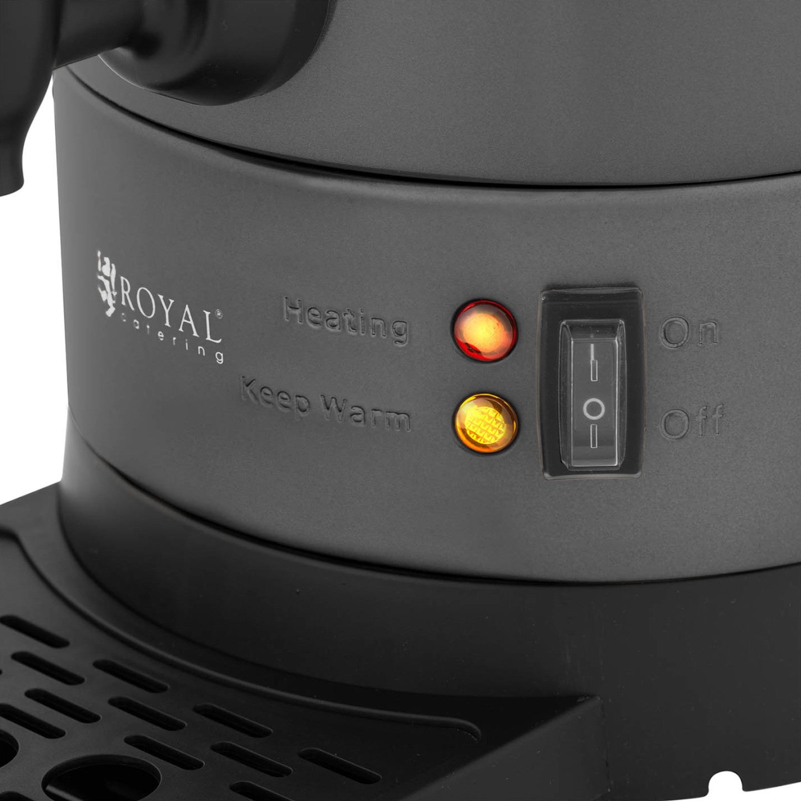 Royal Catering Coffee/tea maker with tap and drip tray, 6 l, 950 W, gray – image 4