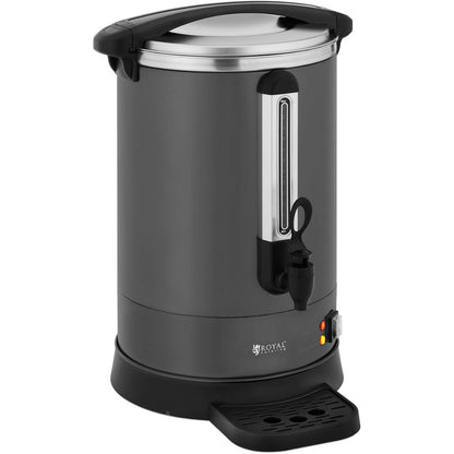 Royal Catering Coffee/tea maker with tap and drip tray, 6 l, 950 W, gray – image 9