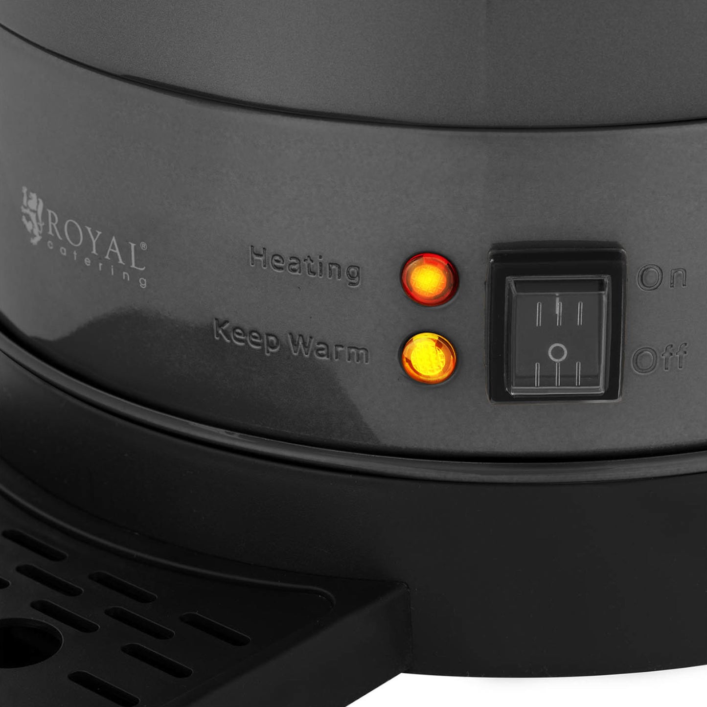 Royal Catering Coffee/tea maker with tap and drip tray, 6 l, 950 W, gray – image 11