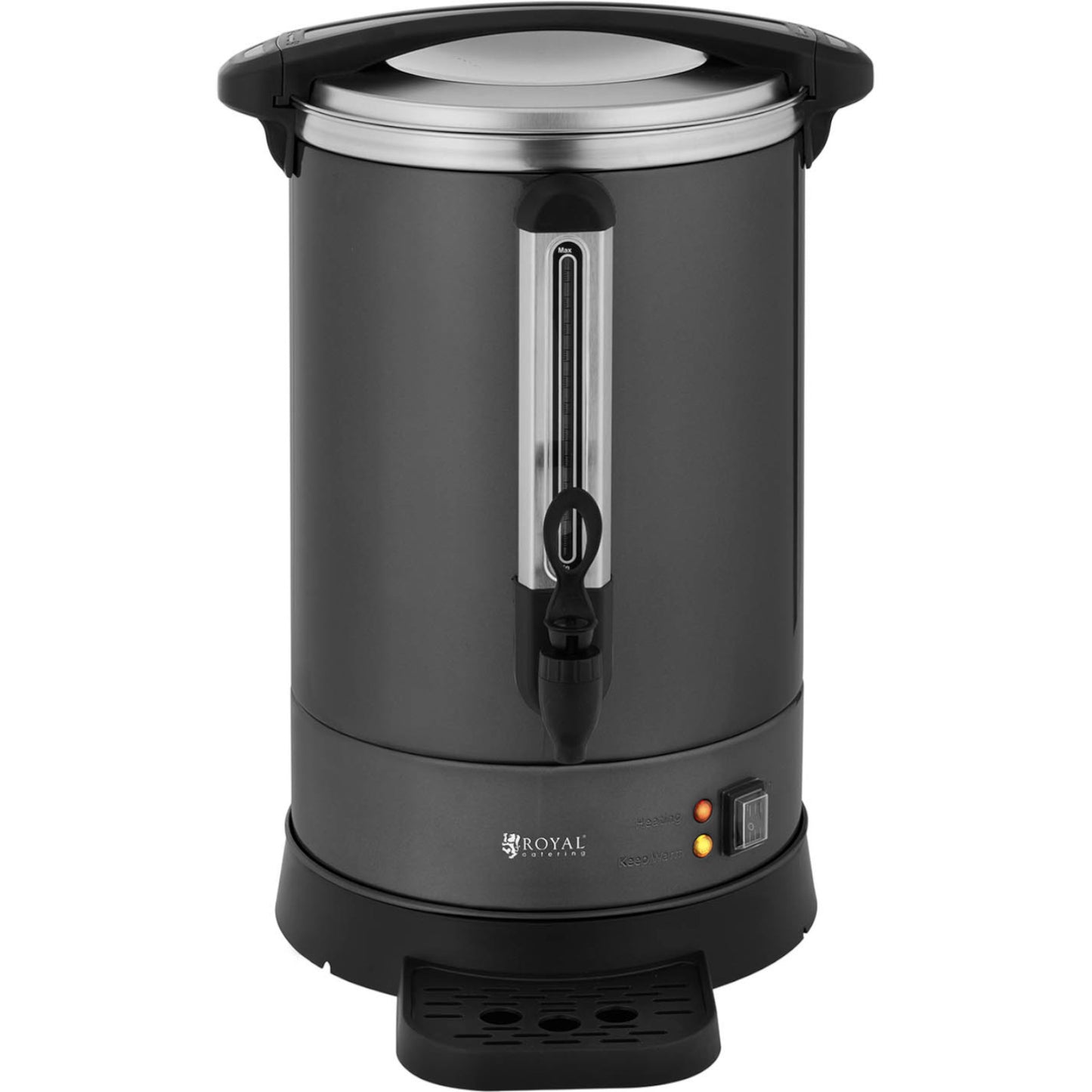 Royal Catering Coffee/tea maker with tap and drip tray, 6 l, 950 W, gray – image 12