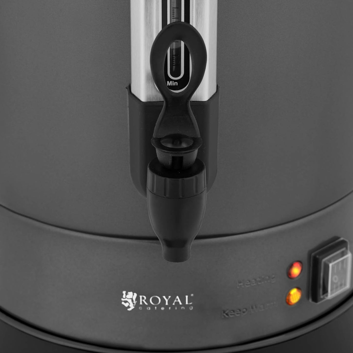 Royal Catering Coffee/tea maker with tap and drip tray, 6 l, 950 W, gray – image 13