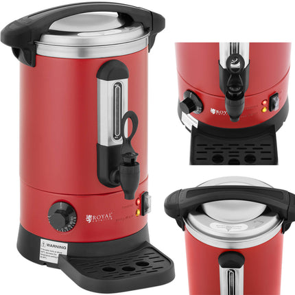 Royal Catering Water heater with double walls and drainer 6.1 L 1500 W gray – image 7