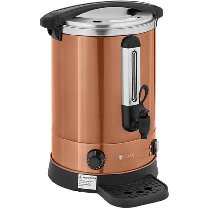 Royal Catering Water heater with double walls and drainer 13.5 L 2500 W orange – image 2
