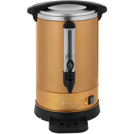 Royal Catering Tea maker with tap and drain tray 14 l 1500 W złodnych – image 5