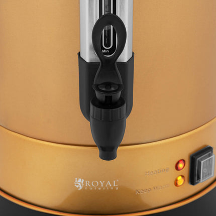 Royal Catering Tea maker with tap and drain tray 14 l 1500 W złodnych – image 6