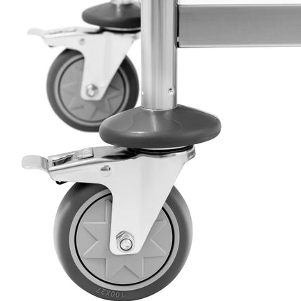 Royal Catering Catering waiter trolley for serving, 3 shelves, 69 x 34 cm, up to 81 kg – image 9