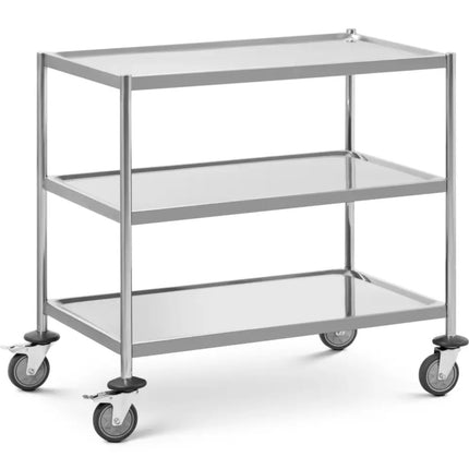Royal Catering Catering waiter trolley for serving, 3 shelves, 69 x 34 cm, up to 81 kg – image 6