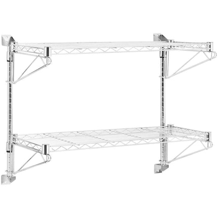 Royal Catering Wall wire shelf double up to 60 kg 90 x 35 x 60 cm – image 2