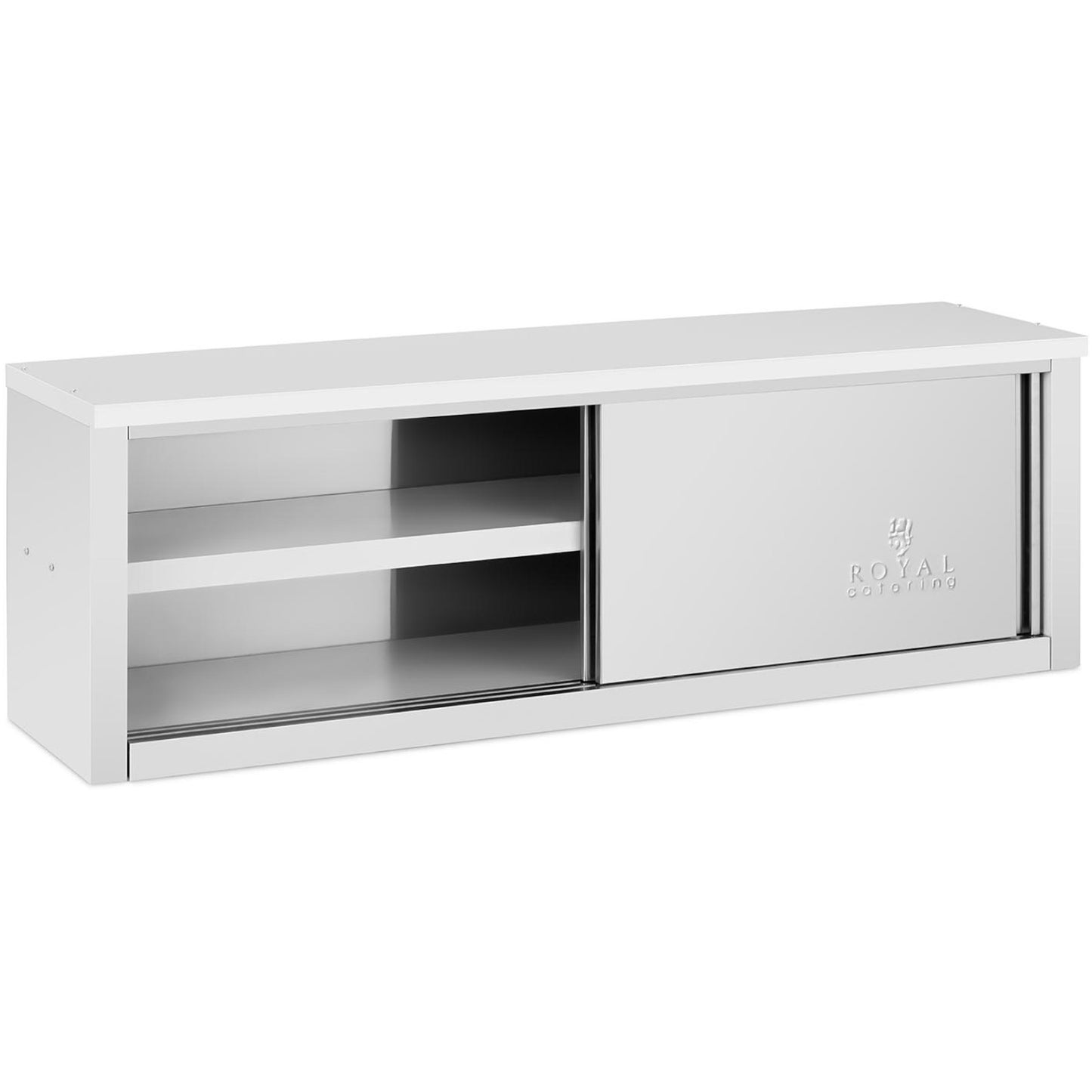 Royal Catering Catering wall cabinet with sliding doors STEEL 150 kg 150 x 40 x 50 cm – image 2