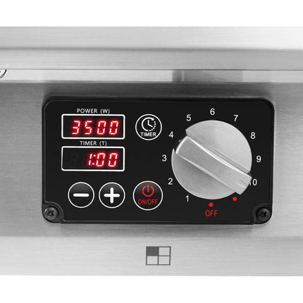 Royal Catering Inductive kitchen 4 burner adjustable timer 400 V 4 x 3500 W – image 3
