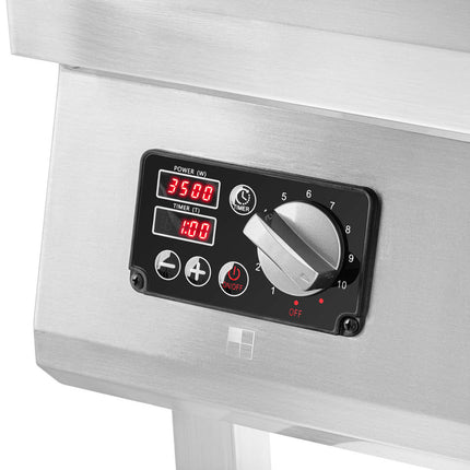 Royal Catering Induction kitchen 4 burner with open base 400 V 4 x 3500 W – image 3