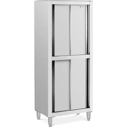 Royal Catering Storage cabinet stainless steel door swivel 120 kg 80 x 50 x 180 cm – image 2