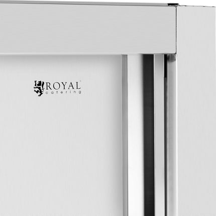 Royal Catering Storage cabinet stainless steel door swivel 120 kg 80 x 50 x 180 cm – image 3
