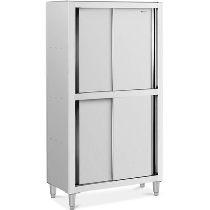 Royal Catering Stainless steel catering storage cabinet with sliding doors 120 kg 100 x 50 x 180 cm – image 2