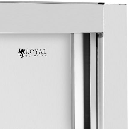 Royal Catering Storage cabinet stainless steel door sliding 120 kg 120 x 50 x 180 cm – image 3