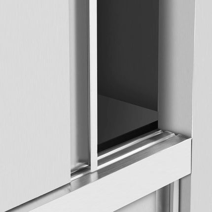 Royal Catering Storage cabinet stainless steel door sliding 120 kg 120 x 50 x 180 cm – image 4