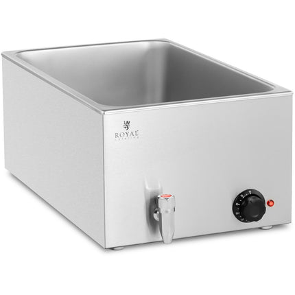 Royal Catering Bain-marie electric heater with tap for GN 1/1 600 W containers – image 2