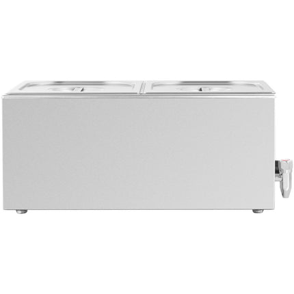 Royal Catering Bain marie electric heater with tap 2 x GN 1/2 600 W – image 5